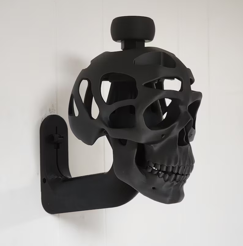 3D Skull Helmet Display Package